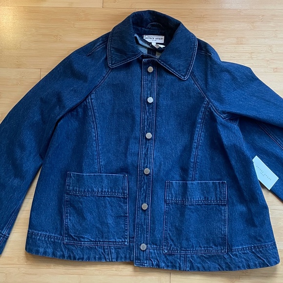 Apiece Apart Franke Swing Jacket in Tulum Wash, Small NWT - Picture 6 of 7